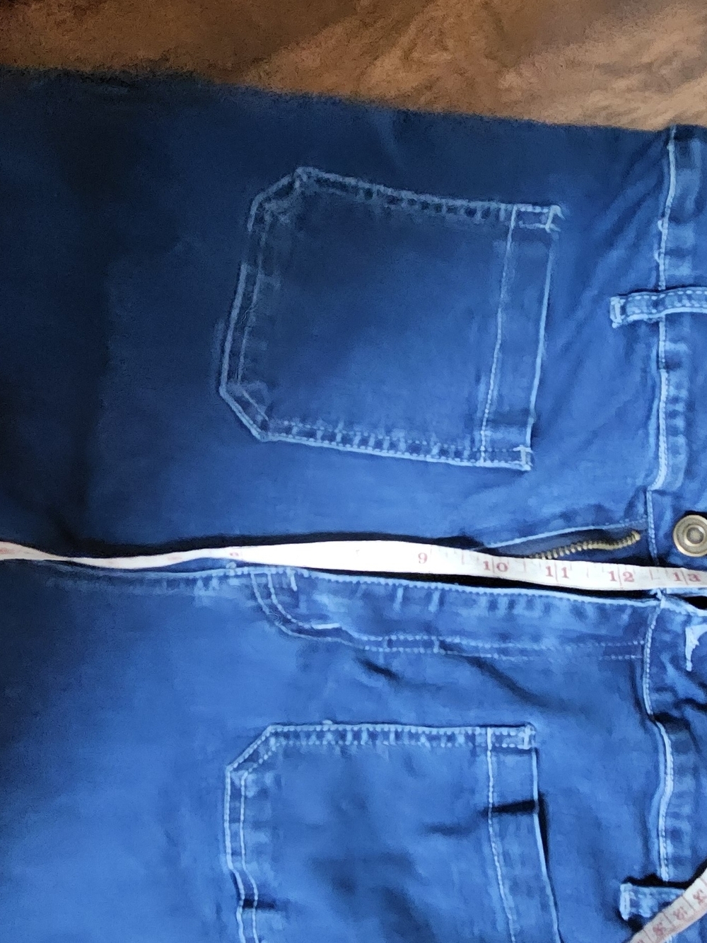 Windsor Dark Blue Denim Short Sleeve Overalls Jumpsuit - Picture 7 of 8